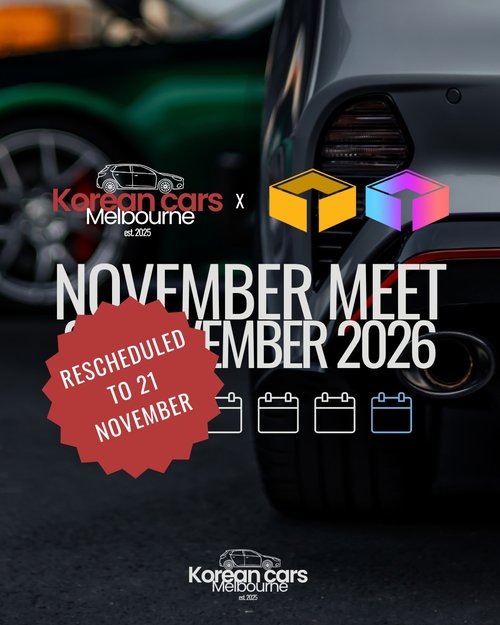 November Meet — car meet in Melbourne, VIC on Saturday 21 November 2026