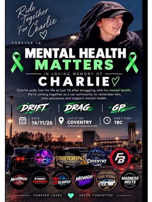 Ride Together For Charlie — car meet in International on Saturday 14 November 2026