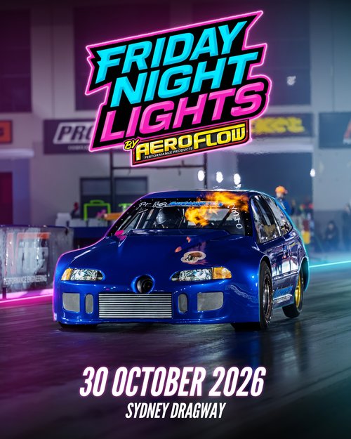 Friday Night Lights — Muscle/JDM track day in Sydney, NSW on Friday 30 October 2026