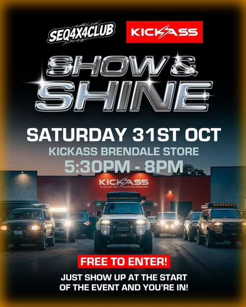 SEQ4x4CLUB Show & Shine — 4x4 car meet in Brisbane, QLD on Saturday 31 October 2026