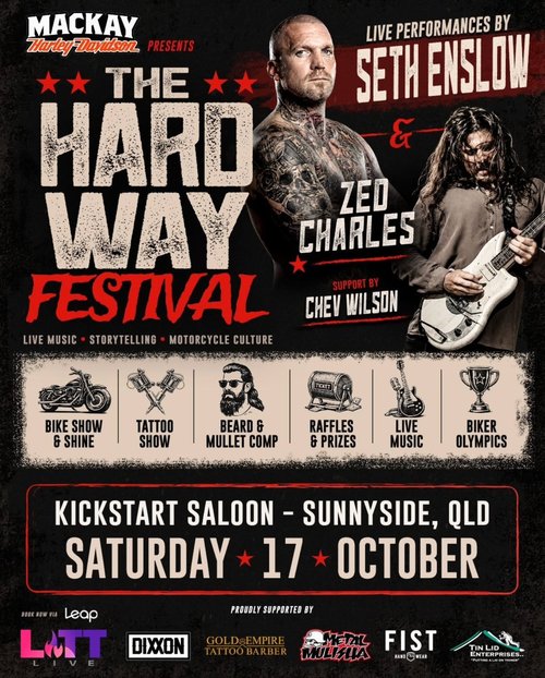 The Hard Way Festival — spectator event in Mackay, QLD on Saturday 17 October 2026