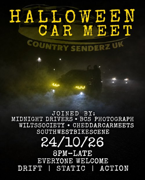 Halloween Car Meet — JDM/Stance car meet in International on Saturday 24 October 2026