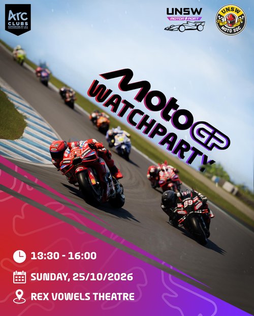 MotoGP Watchparty — car meet in Sydney, NSW on Sunday 25 October 2026