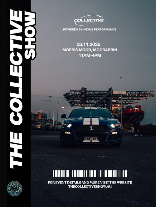The Collective Show — JDM/Muscle car meet in Melbourne, VIC on Sunday 8 November 2026